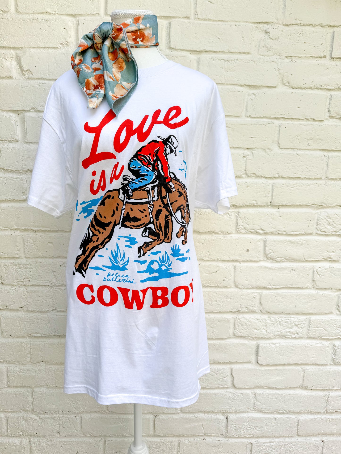 Love is A Cowboy: Ladies Size Large